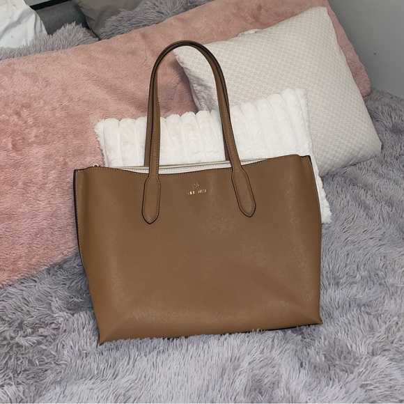 Nine West Brown Tote Bag - Picture 2 of 6